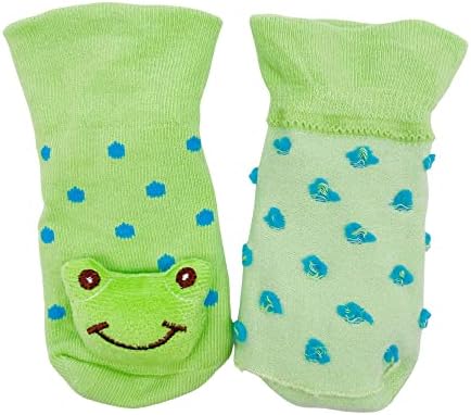 6-Piece Baby 3D Cartoon Anti-Skid Booties