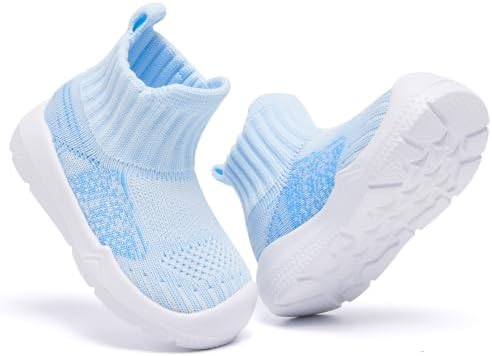 MORENDL Toddler Sock Shoes Non-Slip Walking Boots for Boys Girls
