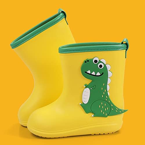 Adjustable Toddler Rain Boots Dinosaur Print