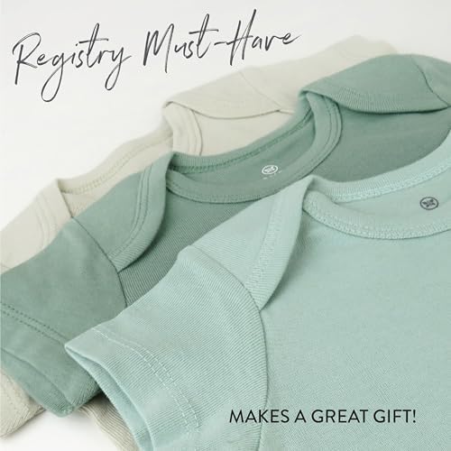 Honest Baby 3-Pack Organic Cotton Bodysuits for Infants