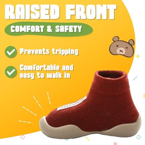 Stylish Non-Slip Cotton Sneakers for Babies