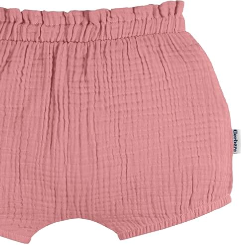 Gerber Baby Girls 3-Pack Bubble Shorts 3-24 Months