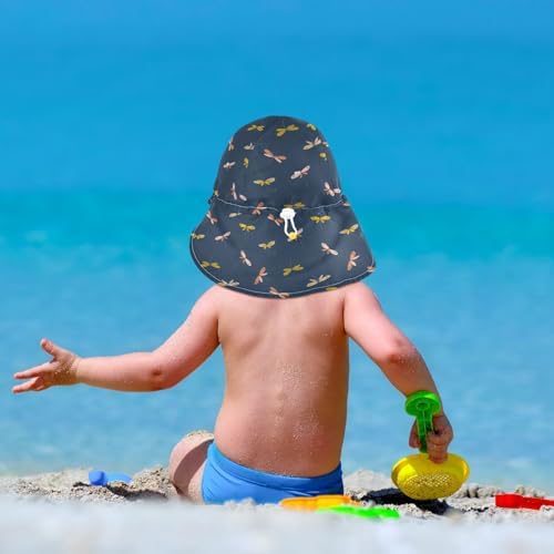 KLL Unisex Baby Sunhat Boys UV Protection Hat Large Brim