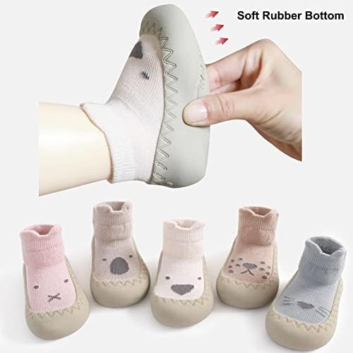 ExegaweBaby Exuberance Cartoon Non-Slip Sock Shoes