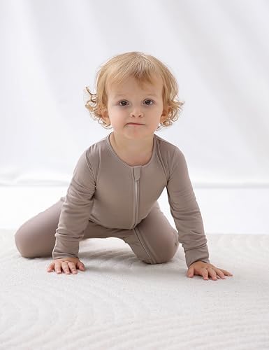 Bamboo Baby Romper with Mittens for Safe Cot Sleep