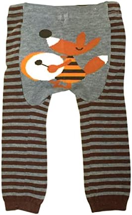 Sorted Baby and Toddler Animal Leggings Set of 3