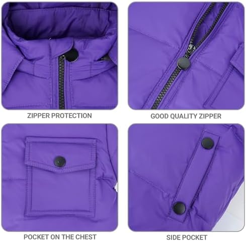 JiAmy Kids 2-Piece Warm Snowsuit Set for Winter - Sturdy Waterproof