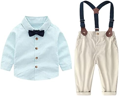IBOBOOM - Infant Boys Suits Formal Stylish Black Set