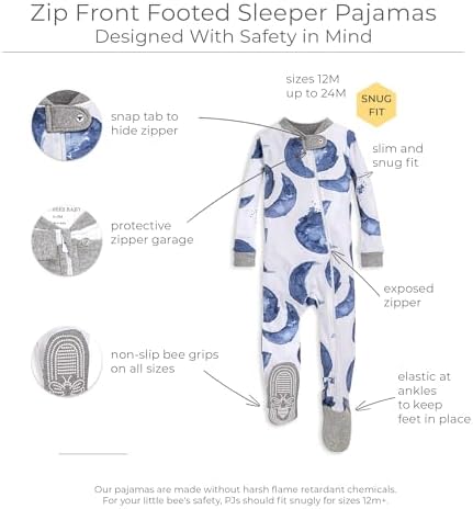 Burts Bees Organic Pajamas for Your Little Bee Boy