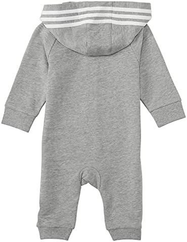 Adidas Boys Long Sleeve Zip Front Hoodie Coveralls