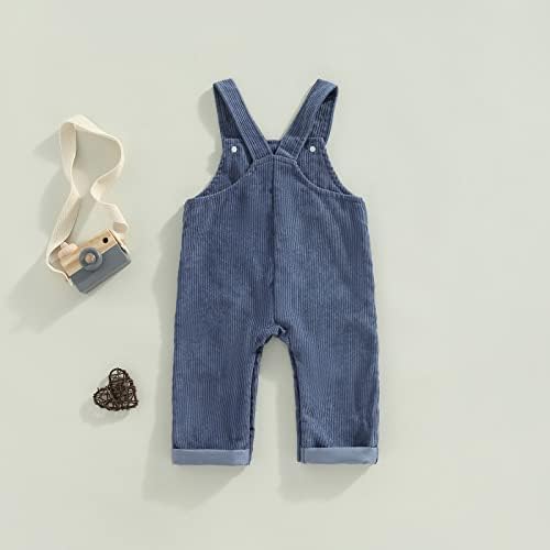 Plush reversible cotton overalls for baby