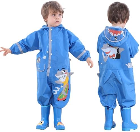 Fewlby Cute Toddler Rain Jacket