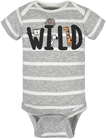 Gerber Baby Boys 8-Pack Short Sleeve Onesies Bodysuits