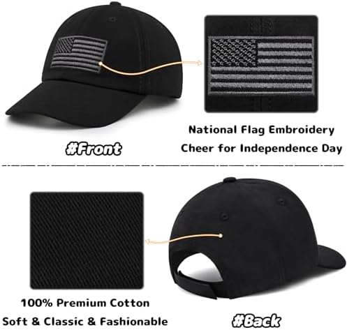 Olreco Toddler Baseball Hat USA Flag Sun Protection