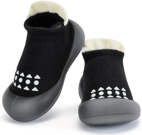 BACSAC Soft Rubber Non-Slip Walker Shoes for Toddlers