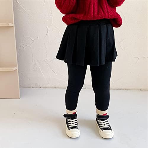 Ruffle Tutu Skirt for Toddlers - Stretchy Thermal Tights
