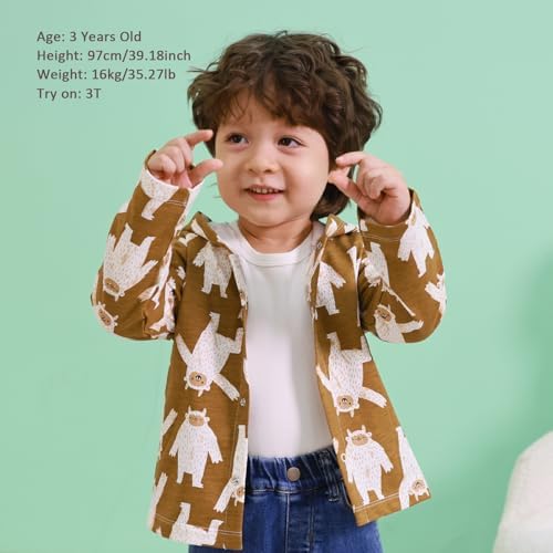 100 Cotton Toddler Wind-Proof Hoodie Fall Spring Fashion