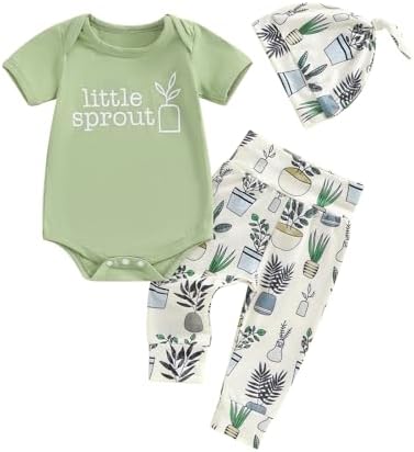 Little Sprout Coming Home Newborn Baby Outfit Summer outnumber Set