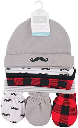 Hudson Baby Unisex Baby Cotton Set Soft Essential