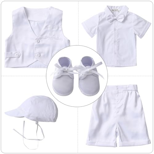 Booulfi Baptism Suit for Baby Boys