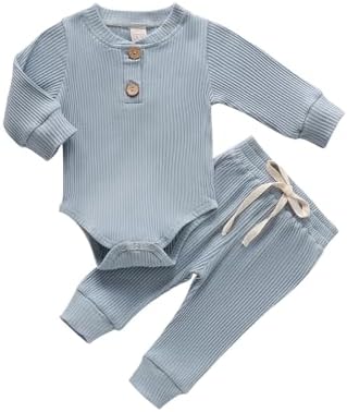 Soft Knitted Baby Romper Set