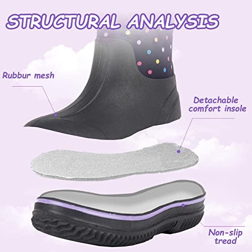 Outee Toddler Kids Rain Boot