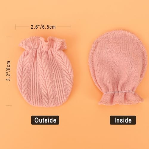 Perfect Newborn Gloves - Soft Hypoallergenic mittens for 0-6 Months
