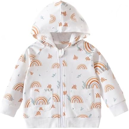 Cotton Full-Zip Baby Hoodie 0-24 Months Premium Design