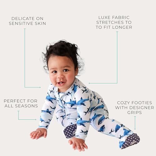 Posh Peanut Baby Boy Pajamas Bamboo Soft Comfortable