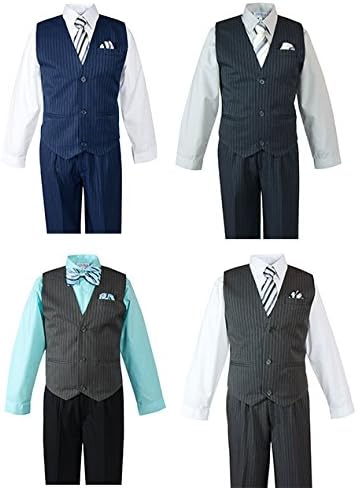 Spring Notion Boys Pinstripe Vest Set Matching Set