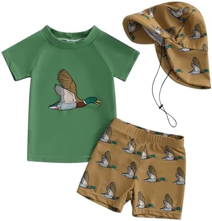 Sprifallbaby Toddler Boy RashGuard Swim Set