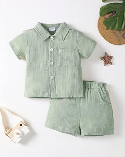Dummy-Free Plus Baby Boy Clothing Set for Summer