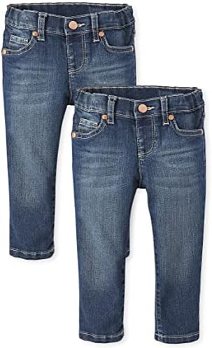 The Childrens Place Baby Style Skinfitters Skinny Jeans x2