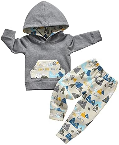 Derouetkia Toddler Bear Hoodie Set