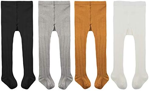 American Trends Baby Leggings Stockings - Soft Stretchy Winter Tights for Toddlers Girls