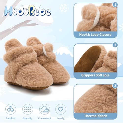 HsdsBebe Unisex Toddler Winter Booties