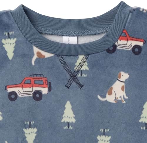 Modern Moments by Gerber Unisex Toddler Bunny Fleece Pajama Set