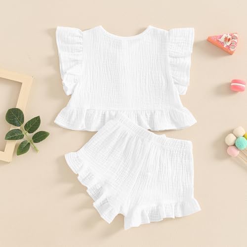 Summer Fun Ruffle Sleeveless Set
