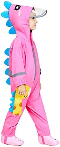 Popch Poncho - Dinosaur Kids Toddler waterproof rain jacket and raincoat