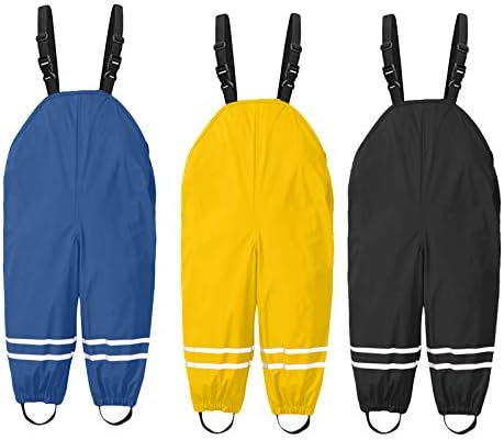 Kids Rain Pants Waterproof Overalls Extreme Weather Durable Overalls Factory-Price