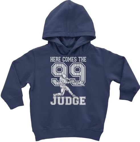 Here Comes The Judge 99NY Baseball Toddler Cozy SoftFleece Hoodie