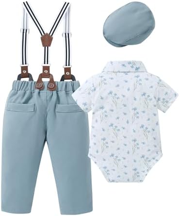 YALLET Baby Boy Tuxedo Suit