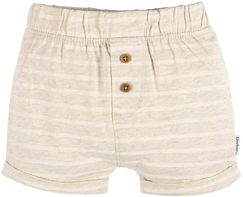 Perfect 3-Pack of Knit Shorts with Leg Cuff for Babies