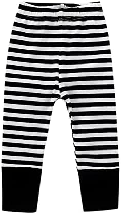 Golden Green Patchwork Striped Infants and Adults Leggings Trousers