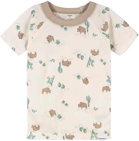 Gerber Toddler Pajama Set Soft Comfortable Easy to Wear