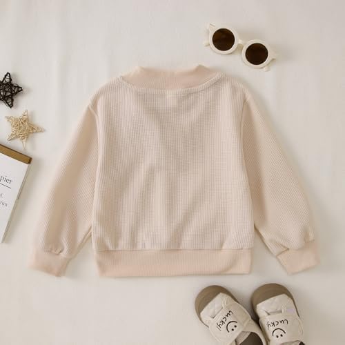 Perfect Friendship - Waffle Sweatshirt for Toddler Boys Girls