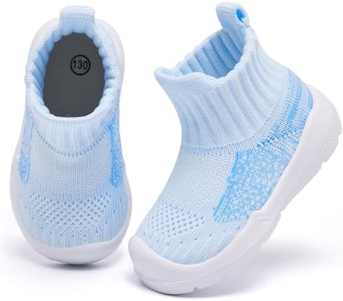 MORENDL Toddler Sock Shoes Non-Slip Walking Boots for Boys Girls