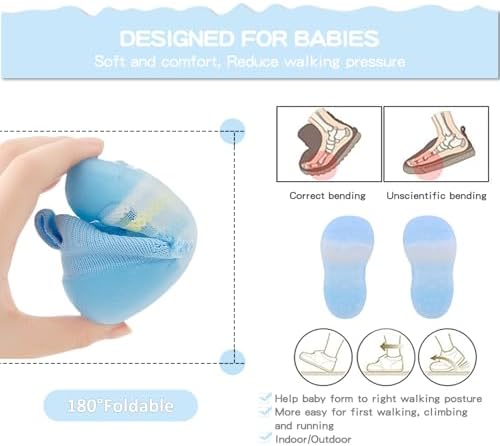 Perfect for Baby Boys Non-Slip Socks Shoes with Soft Sole Design