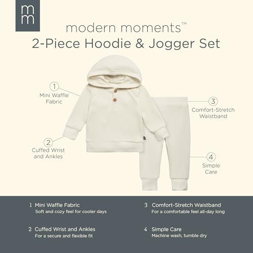 Modern Moments byGerber Baby Girls Mini-Waffle 2-Piece Set