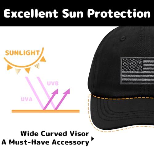 Olreco Toddler Baseball Hat USA Flag Sun Protection